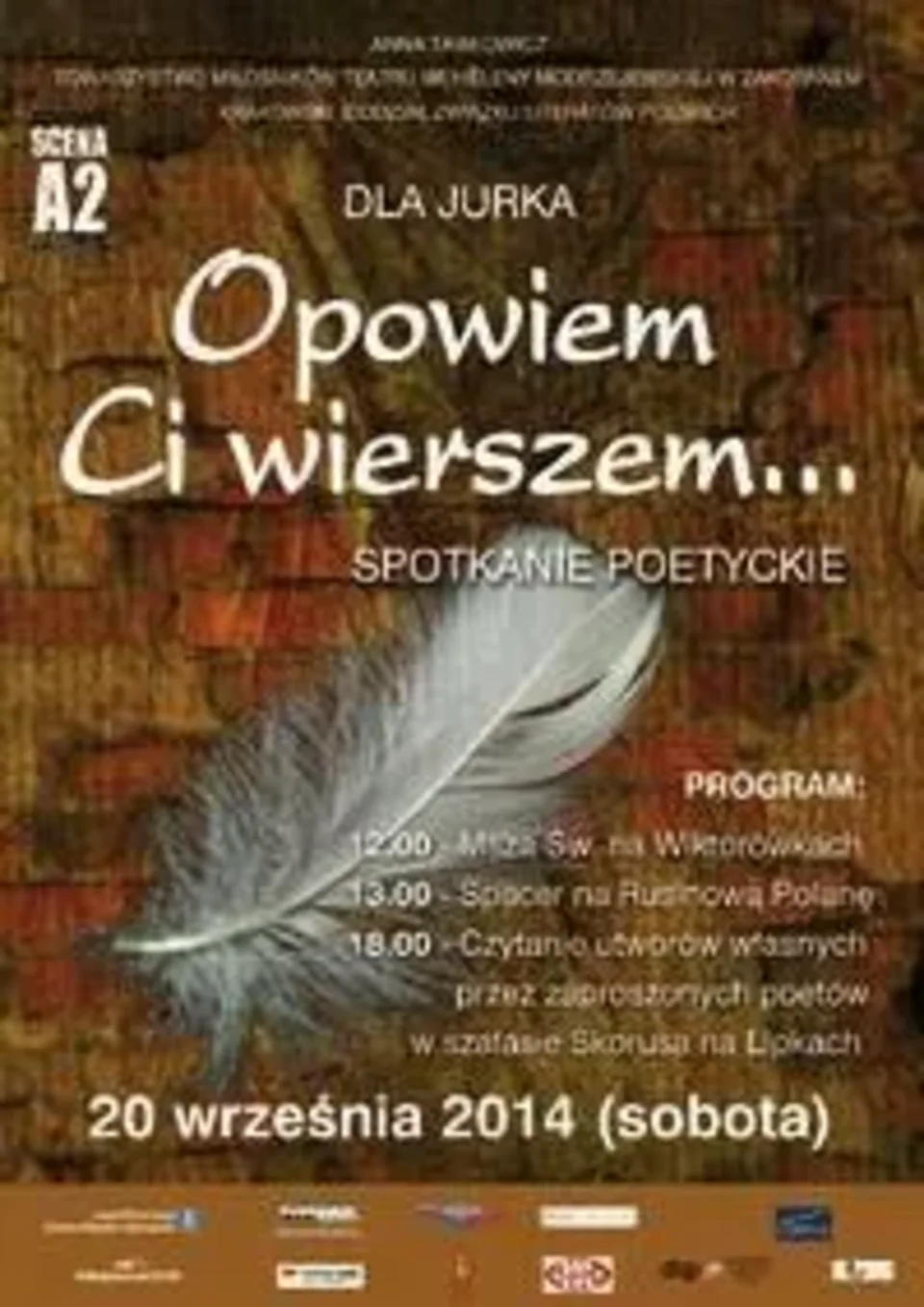 "Opowiem ci wierszem..." spotkanie poetyckie