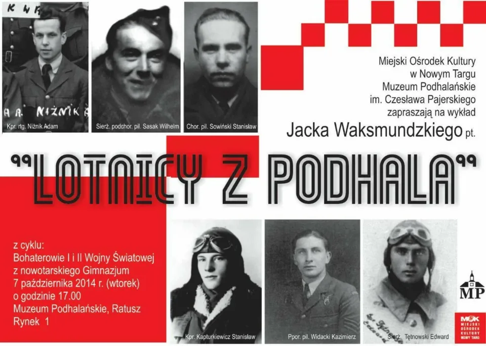 Wykład Jacka Waksmundzkiego "Lotnicy z Podhala"