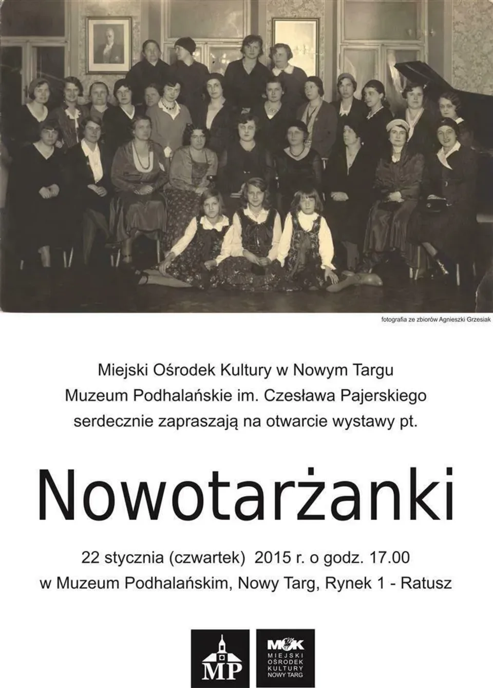 Nowotarżanki - wystawa w Muzeum Podhalańskim im. Czesława Pajerskiego