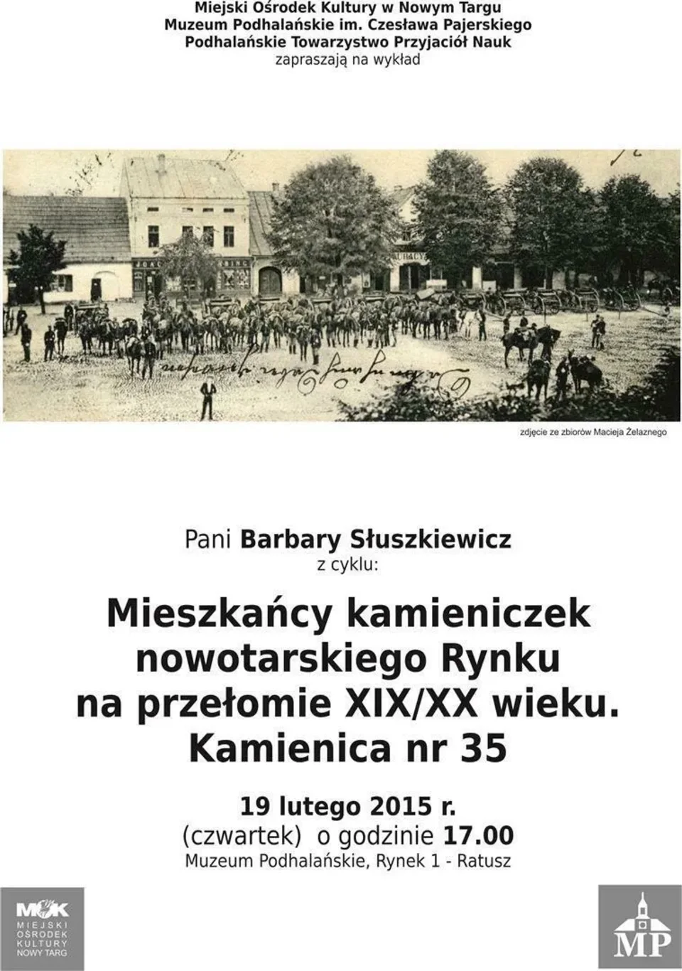 Mieszkańcy kamieniczek nowotarskiego Rynku na przełomie XIX/XX wieku. Kamienica nr 35