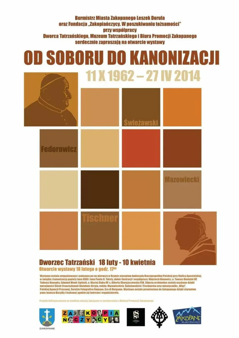 WERNISAŻ WYSTAWY „OD SOBORU DO KANONIZACJI. 11 X 1962 – 27 IV 2014”