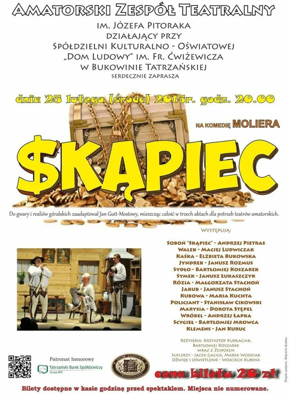 Sztuka teatralna pt. „Skąpiec”