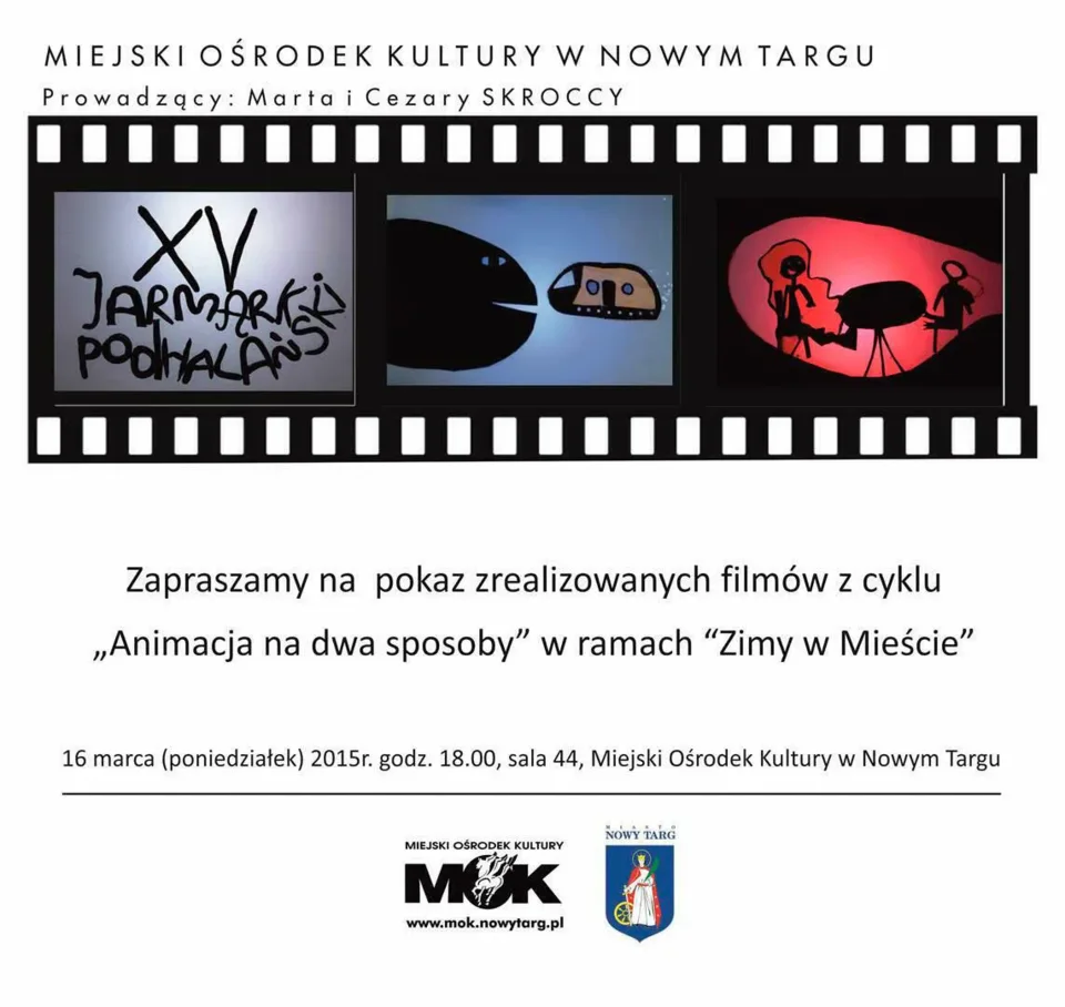 Pokaz filmów z cyklu "Animacja na dwa sposoby"