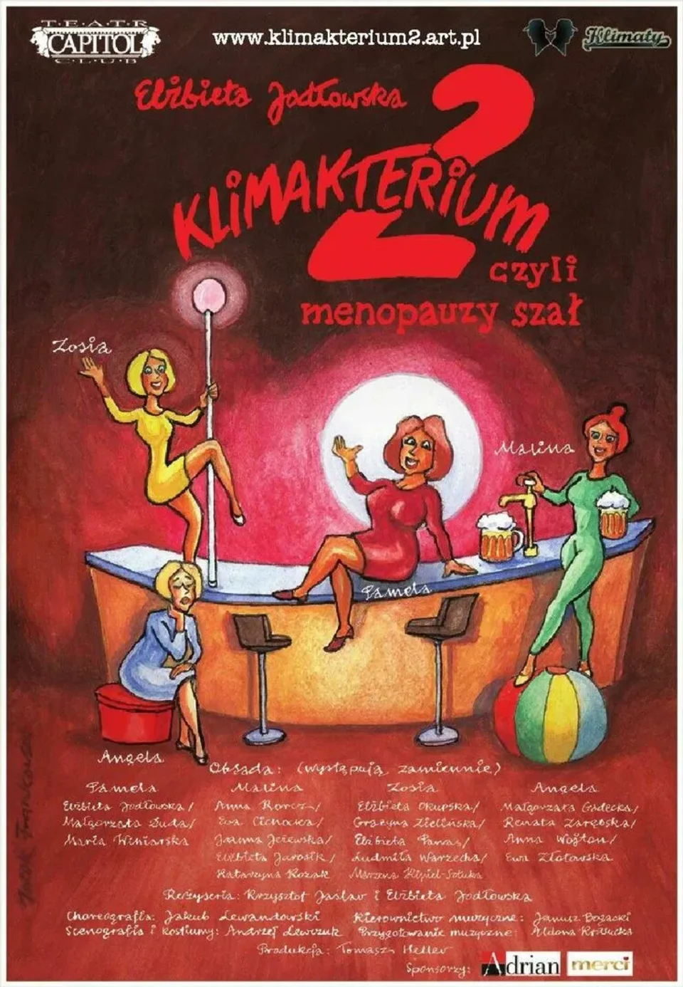 KLIMAKTERIUM w Zakopanem - zapraszamy na spektakl 17 kwietnia 2015