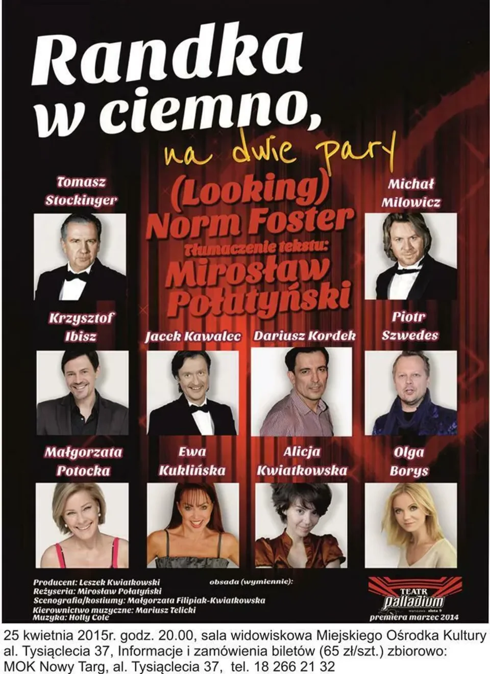 Randka w ciemno na dwie pary - spektakl teatralny