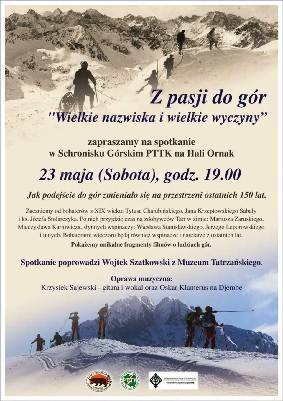Z PASJI DO GÓR – WIELKIE NAZWISKA I WIELKIE WYCZYNY