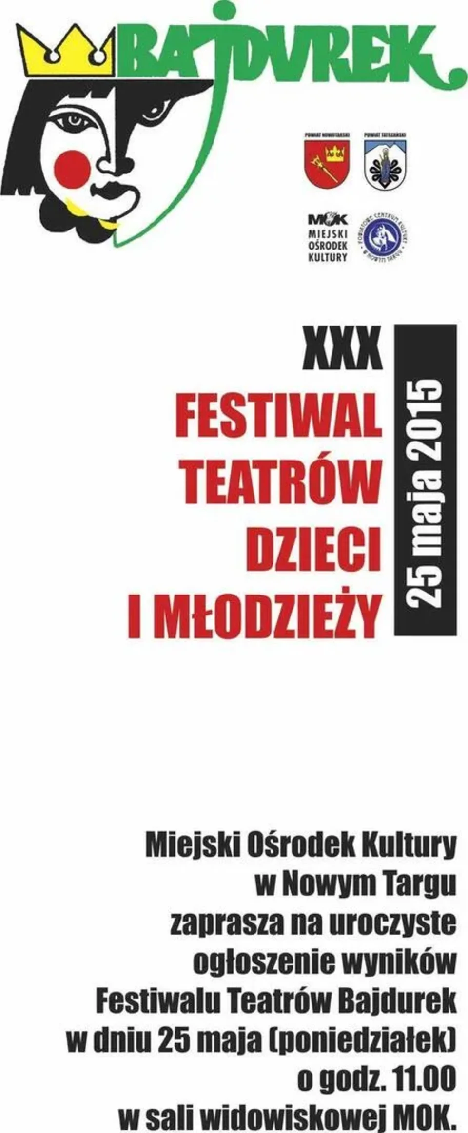 BAJDUREK - uroczyste ogłoszenie wyników i wręczenie nagród