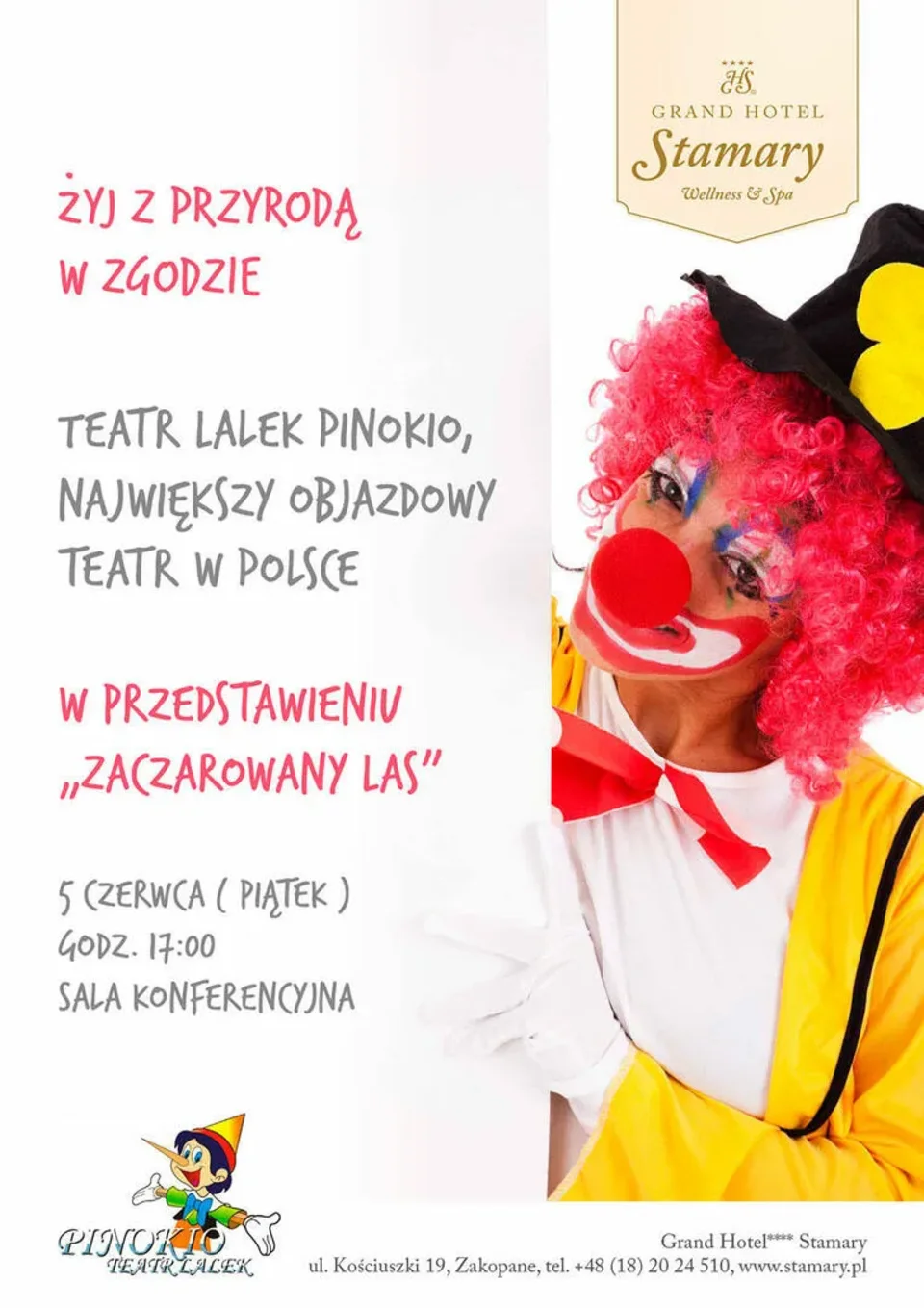 SPEKTAKL DLA DZIECI w Grand Hotelu Stamary