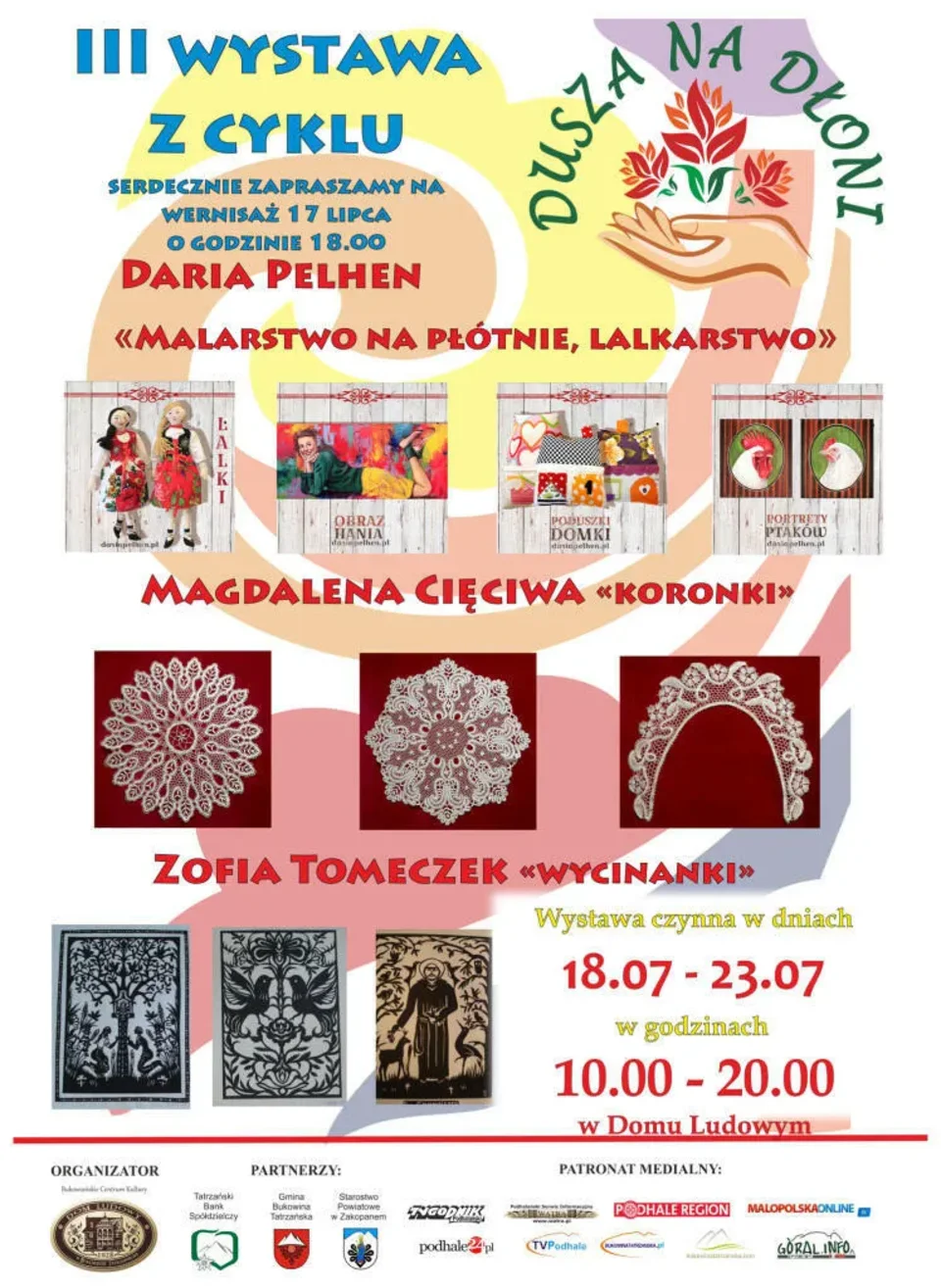 Trzecia wystawa z cyklu „Dusza na dłoni”