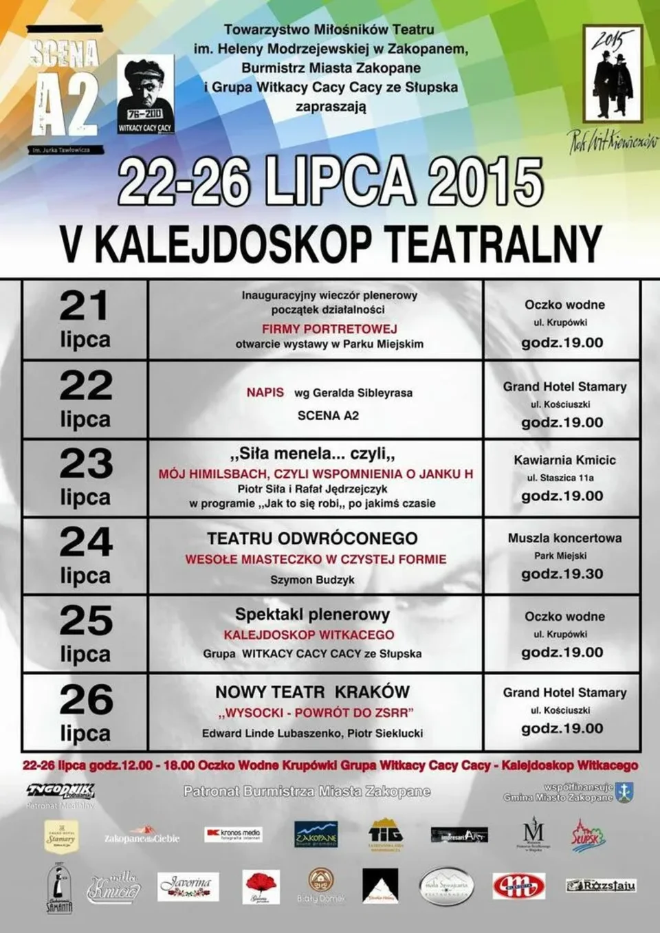 V JUBILEUSZOWY KALEJDOSKOP TEATRALNY