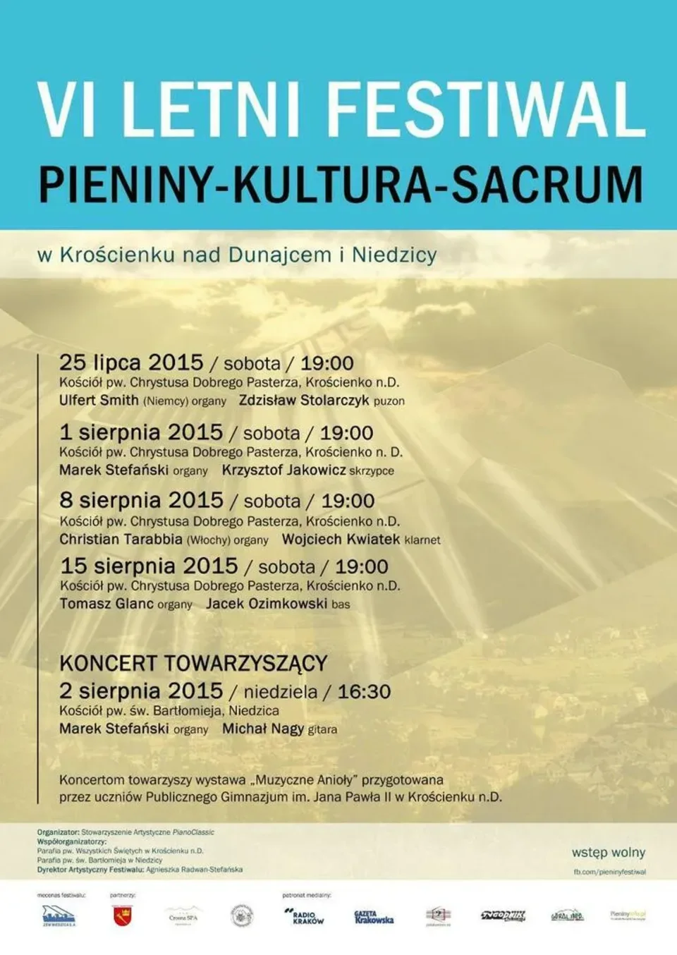 Koncert w ramach Festiwalu "Pieniny-Kultura-Sacrum"
