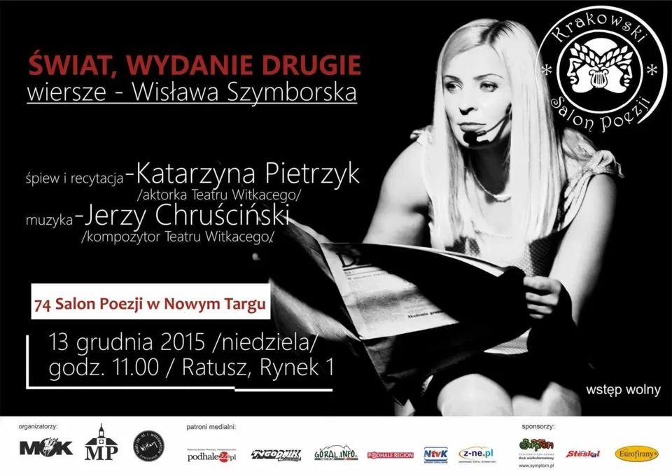 "Świat, wydanie drugie" - wiersze Wisława Szymborska