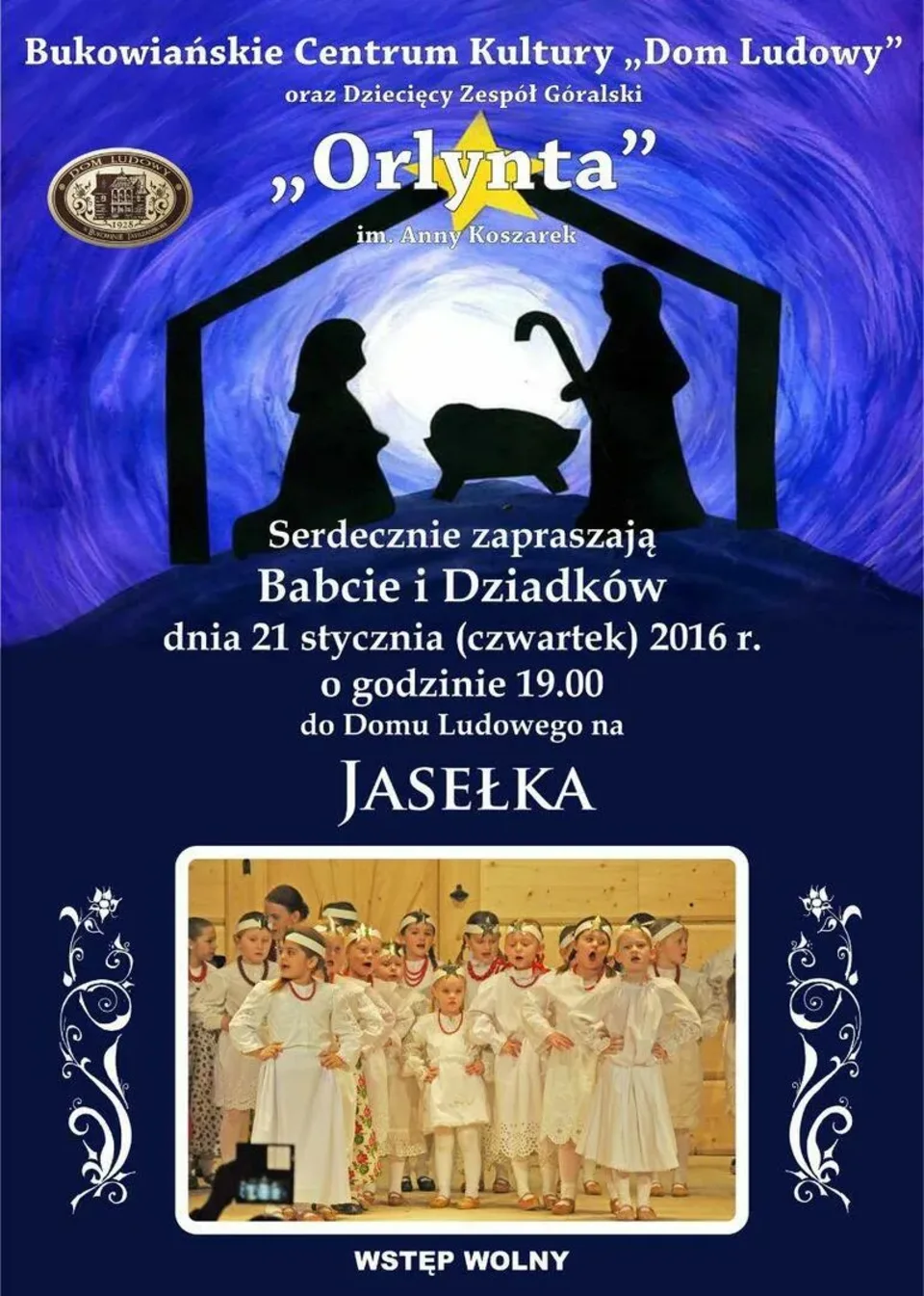 Jasełka z okazji Dnia Babci i Dziadka