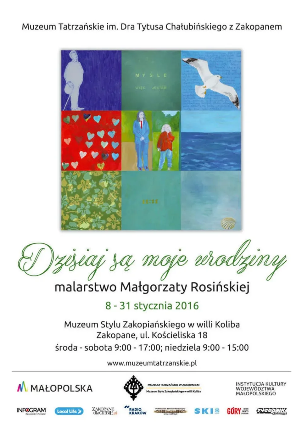 „DZISIAJ SĄ MOJE URODZINY. MALARSTWO MAŁGORZATY ROSIŃSKIEJ” – FINISAŻ WYSTAWY