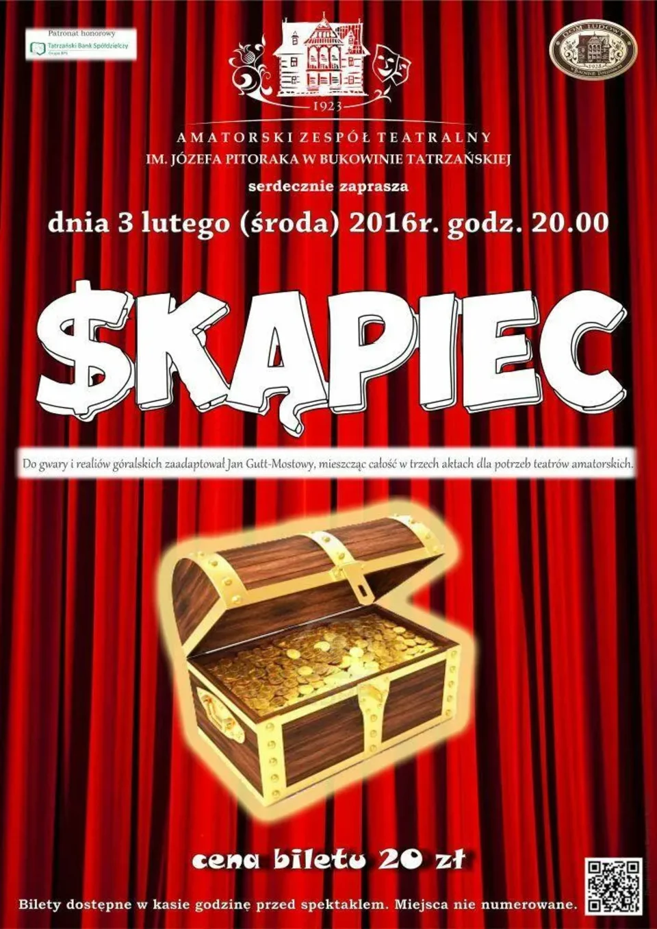 "Skąpiec" w Domu Ludowym