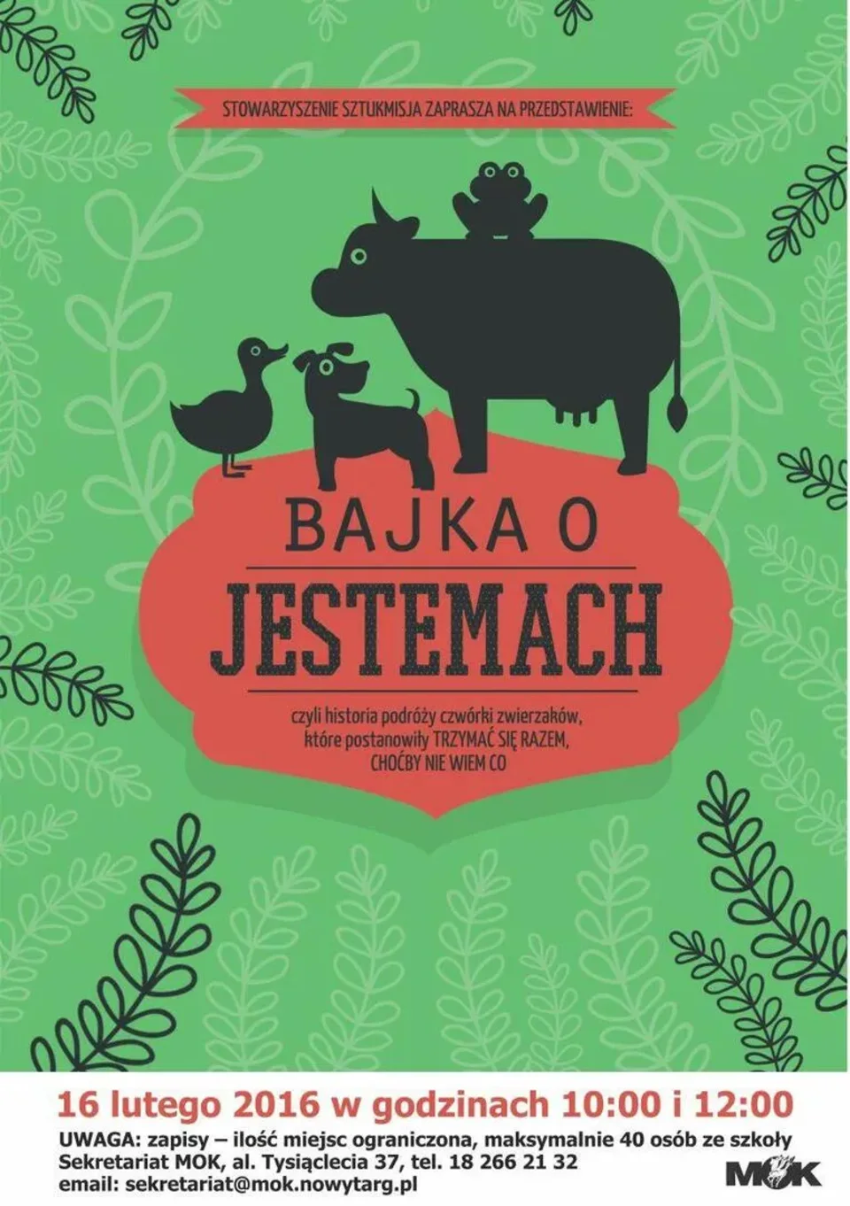 Przedstawienie „Bajka o Jestemach” w MOK