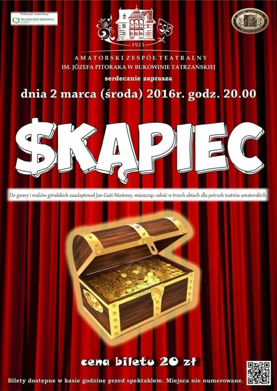 Sztuka teatralna "Skąpiec"
