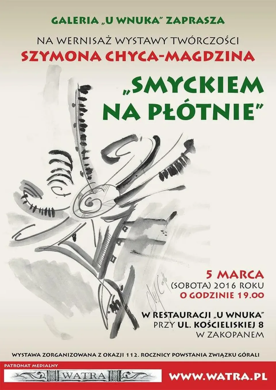 Wernisaż wystawy „Smyckiem na płótnie”
