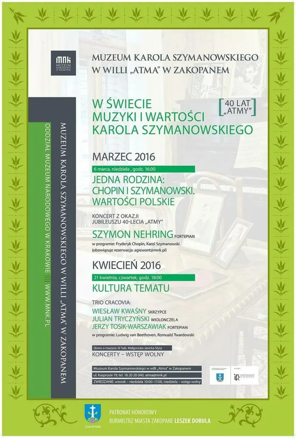 Karol w Atmie. To już czterdzieści lat! Muzyka z historią w tle