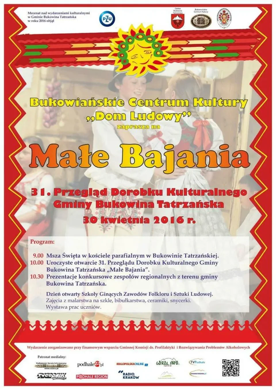 31. Małe Bajania - zaproszenie