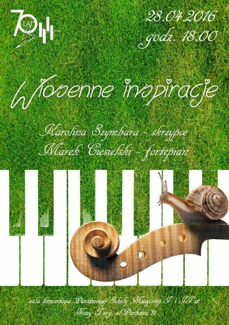 Koncert "Wiosenne inspiracje muzyczne"