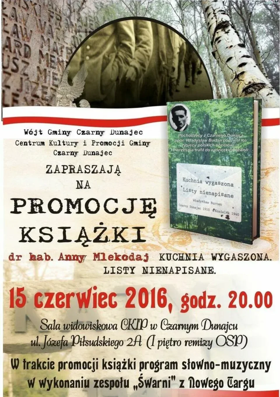 Promocja książki "Kuchnia Wygaszona. Listy Nienapisane"