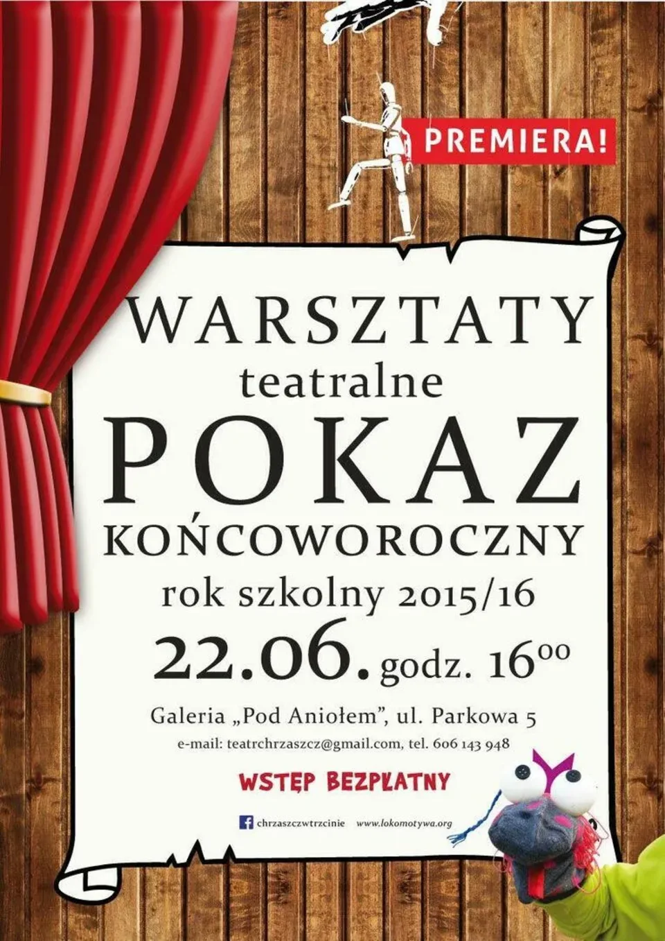 WARSZTATY TEATRALNE - pokaz końcoworoczny