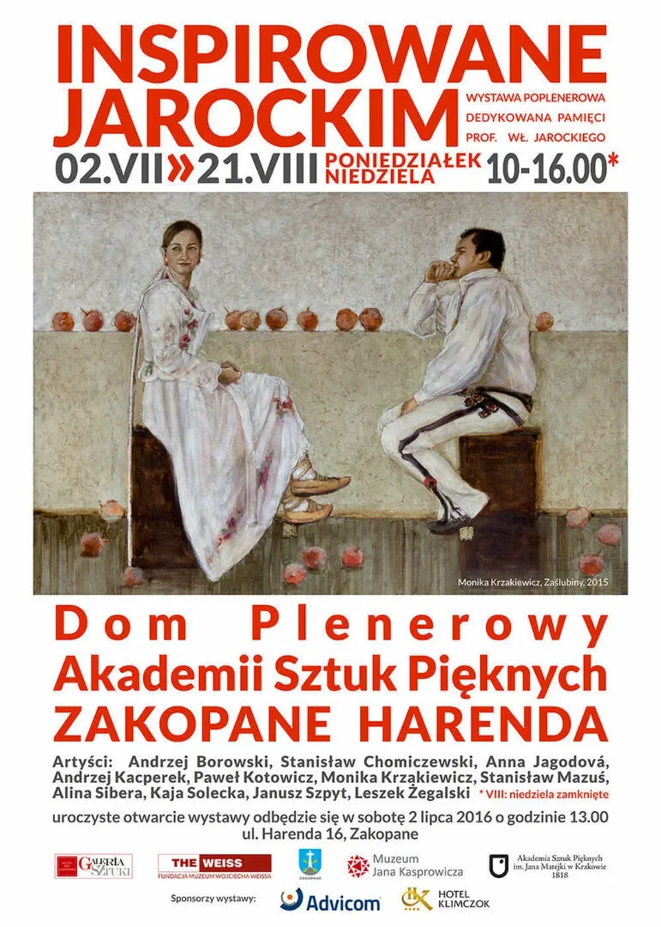INSPIROWANE JAROCKIM - wystawa poplenerowa dedykowana pamięci prof. Władysława Jarockiego