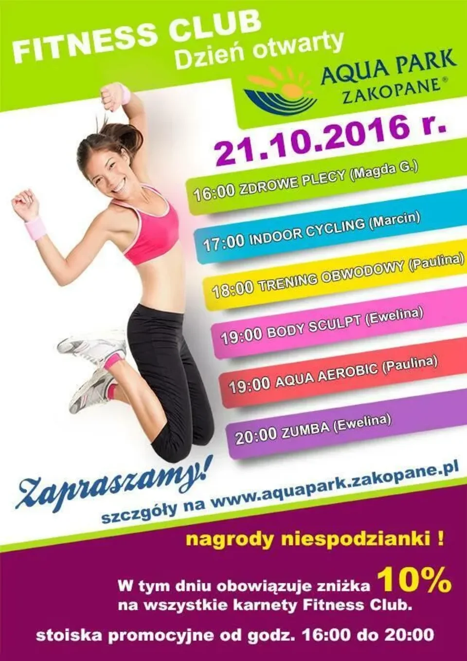 Zaproszenie na Dzień Otwarty w Aqua Park Zakopane
