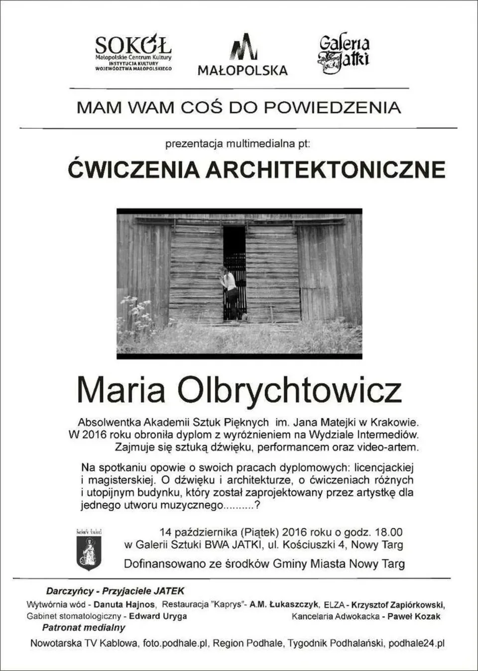 Spotkanie pt. "Ćwiczenia architektoniczne"