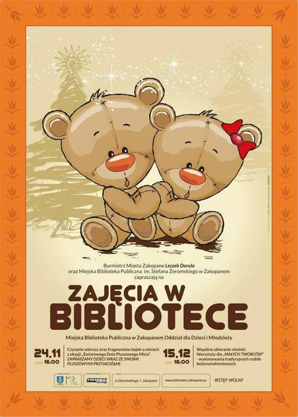 Zajęcia z okazji Światowego Dnia Pluszowego Misia