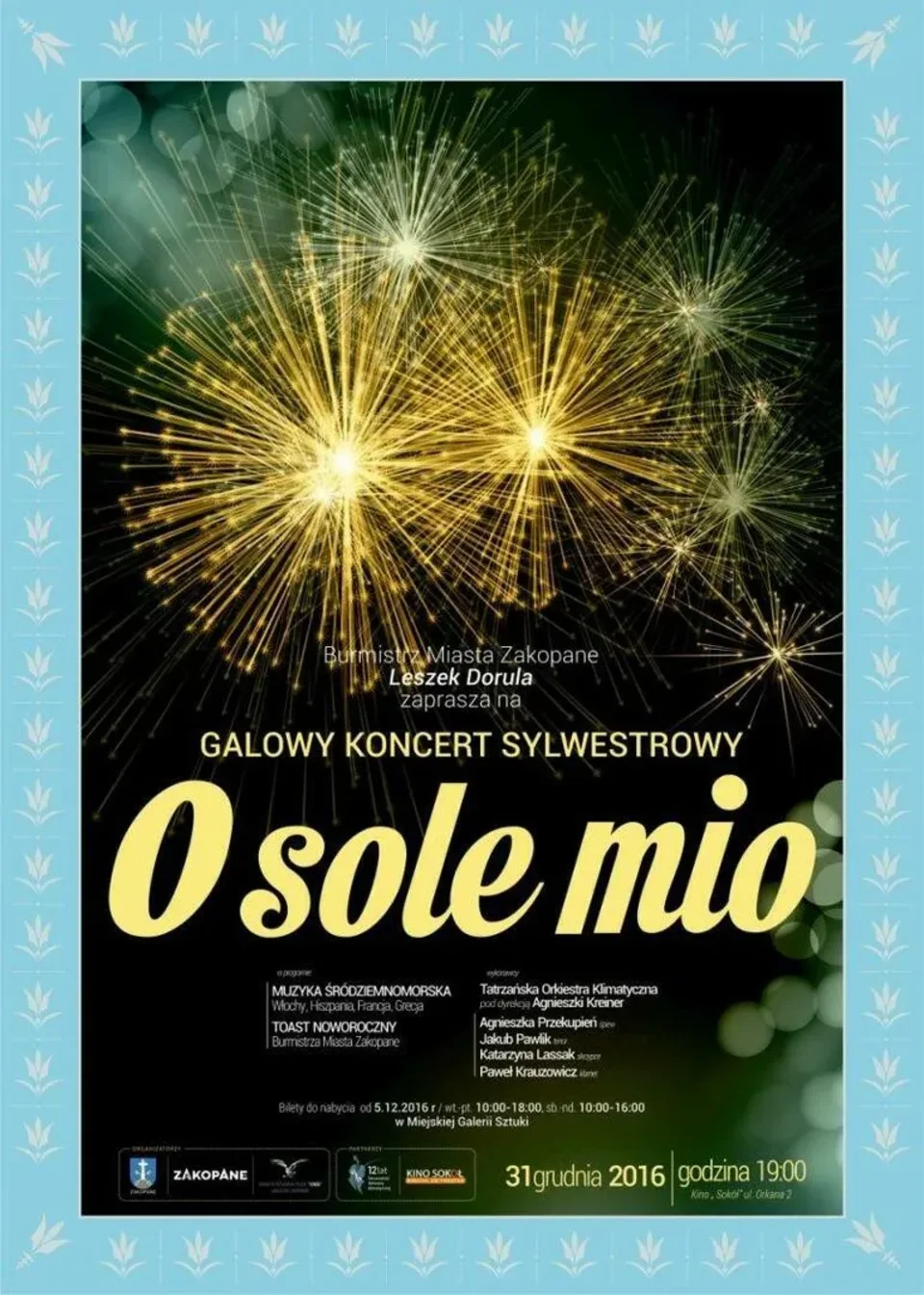Koncert Sylwestrowy O SOLE MIO!