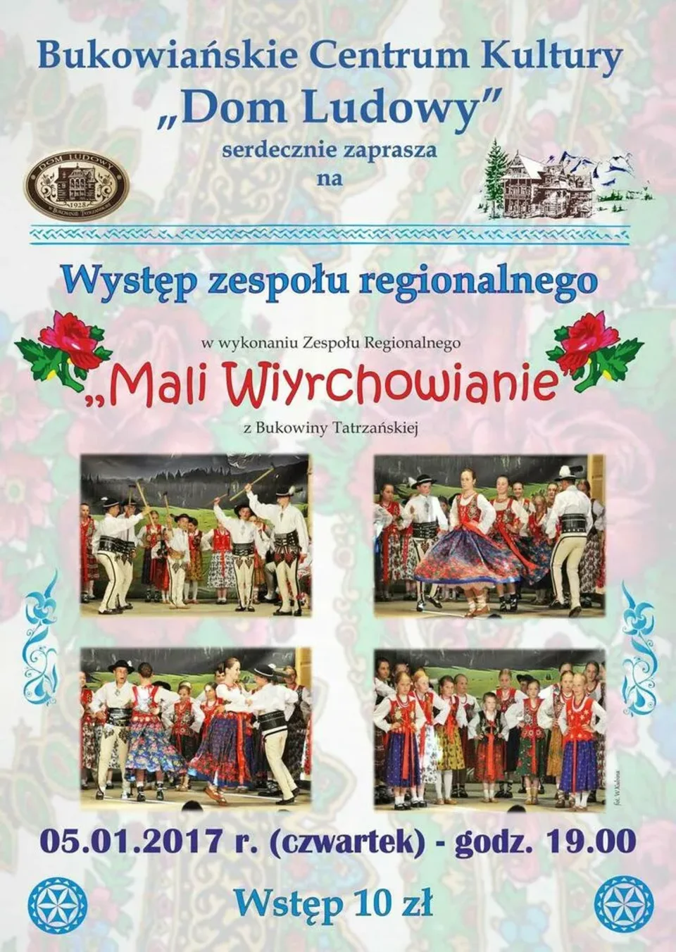 Występ zespołu regionalnego "Mali Wiyrchowianie"