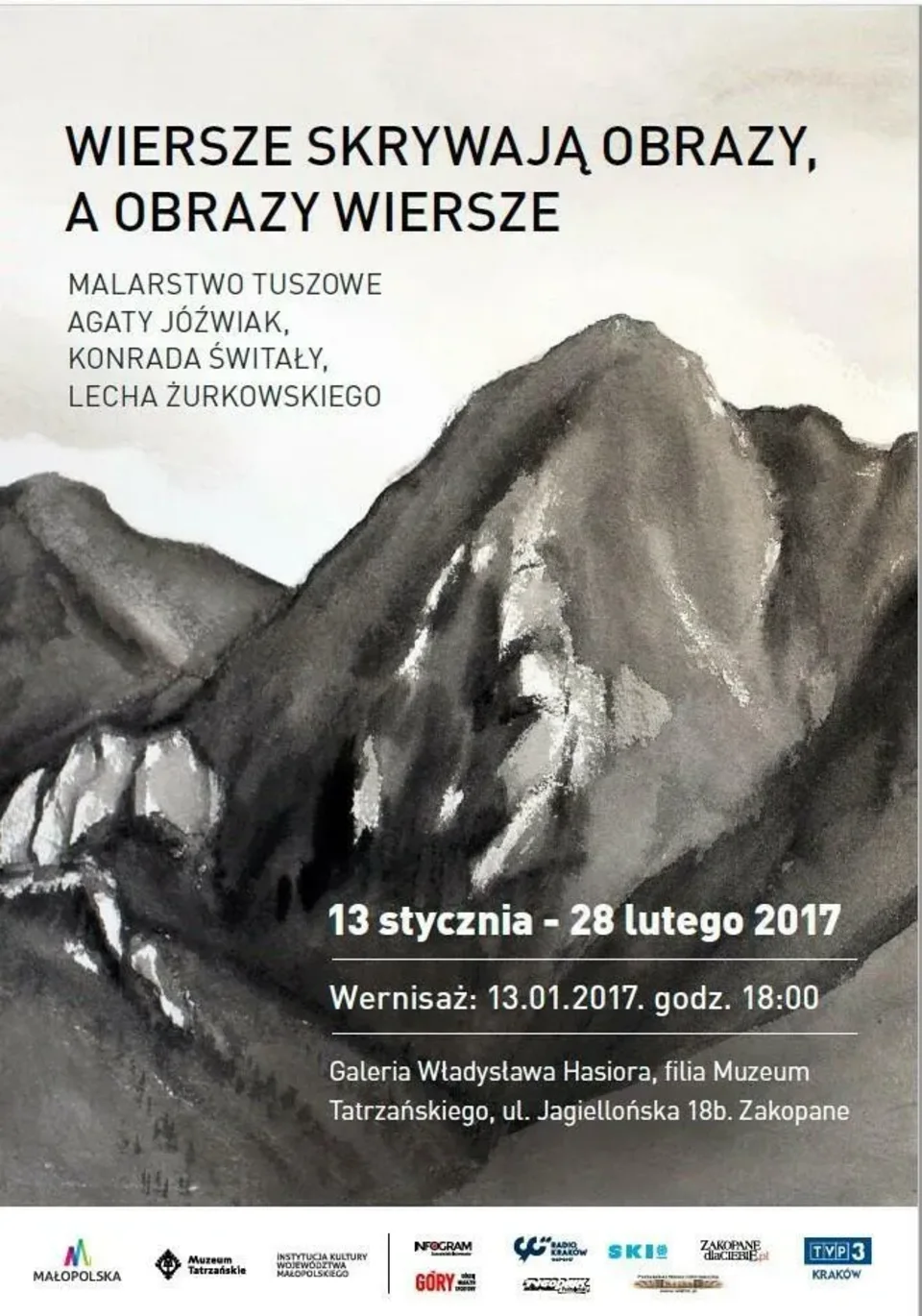 Wernisaż wyjątkowego malarstwa tuszowego - Wiersze skrywają obrazy, a obrazy wiersze