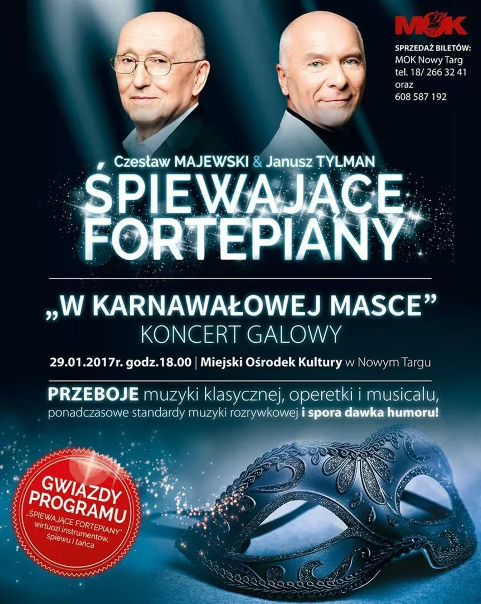 "ŚPIEWAJĄCE FORTEPIANY" - „W karnawałowej masce"