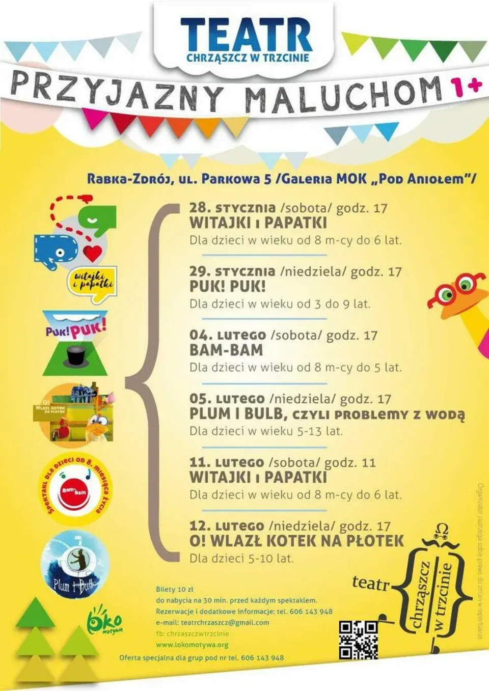 Teatr CHRZĄSZCZ W TRZCINIE - spektakle dla najmłodszych