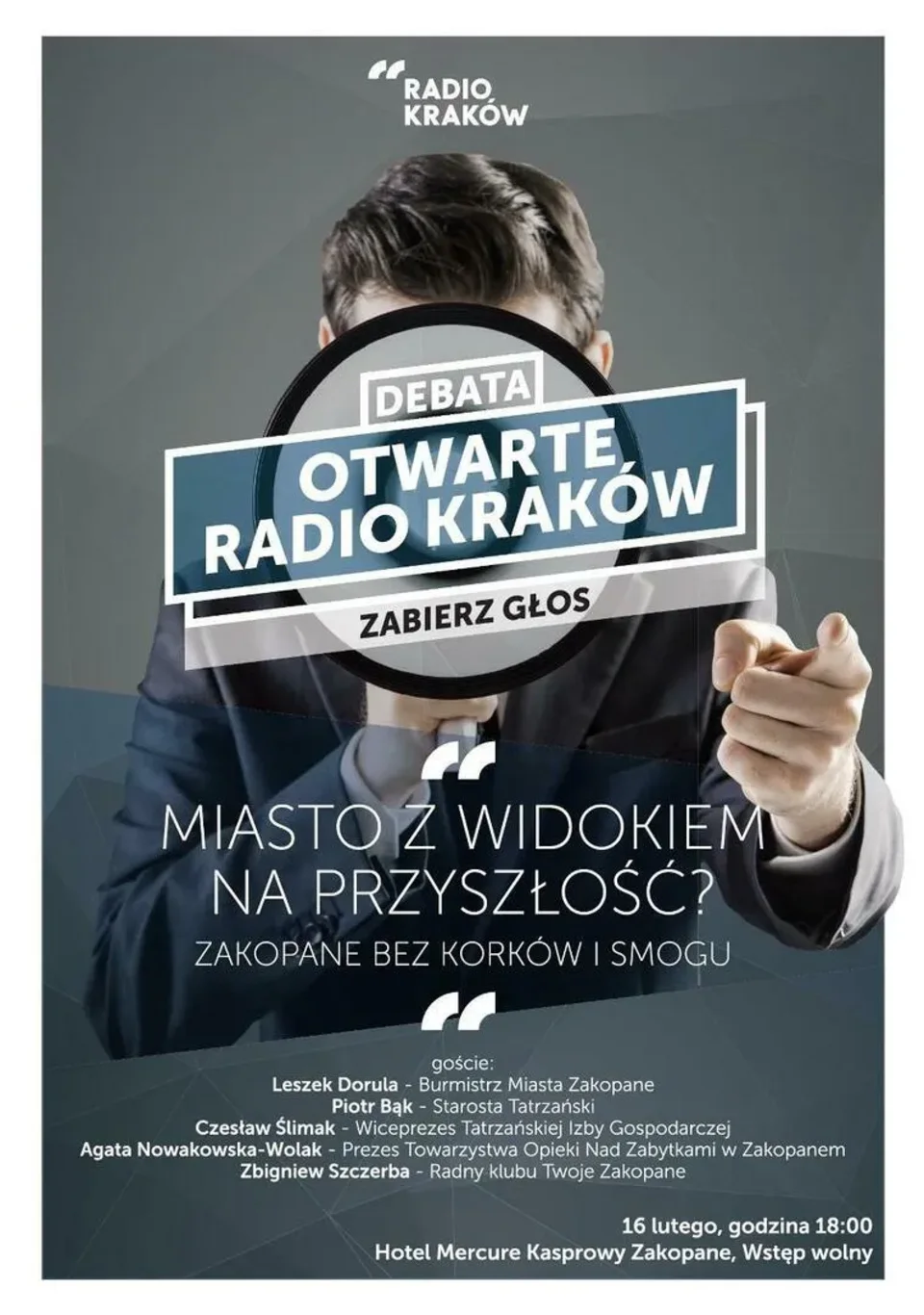 PRZYSZŁOŚĆ ZAKOPANEGO - otwarta debata Radia Kraków na żywo