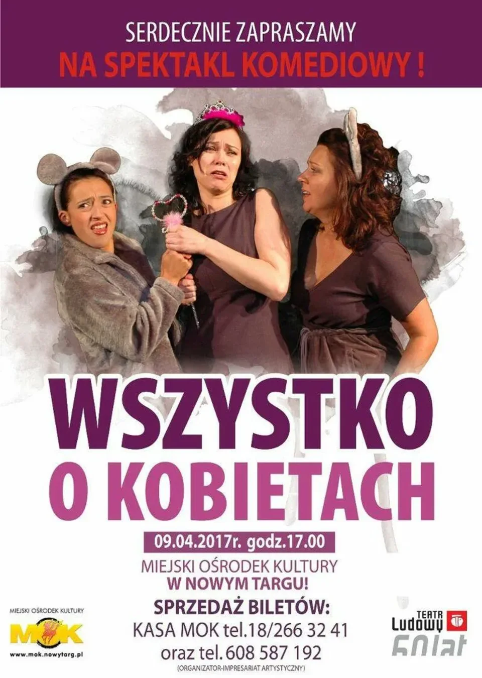 Spektakl komediowy pt. "Wszystko o kobietach"
