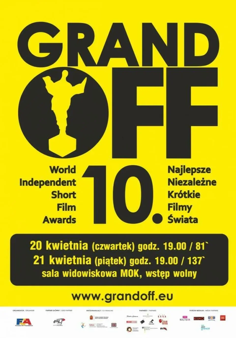 Pokazy filmów nagrodzonych podczas 10. Edycji Festiwalu Grand Off