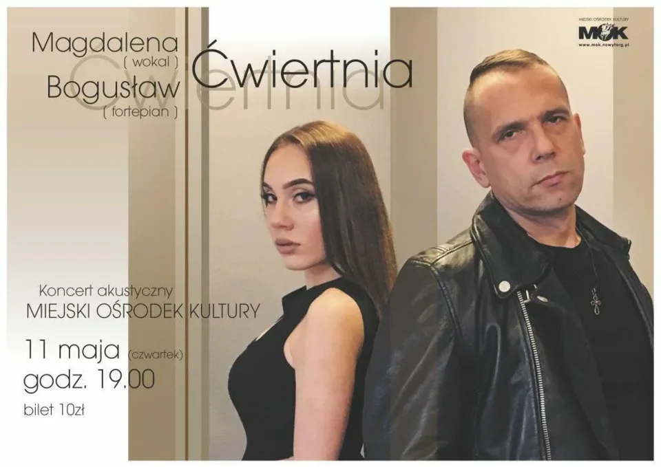 Koncert Magdaleny i Bogusława Ćwiertni w MOK