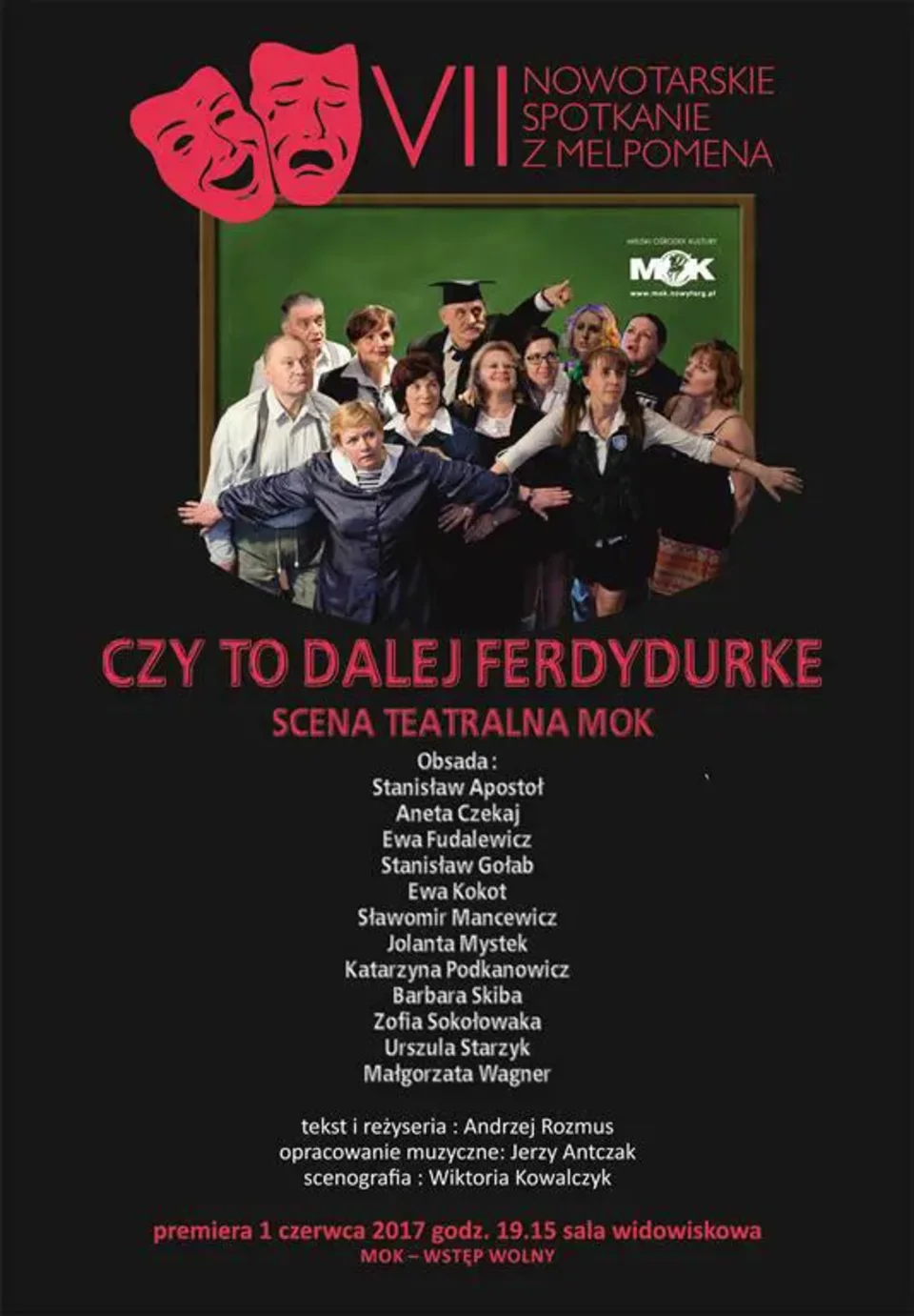 VII Nowotarskie Spotkanie z Melpomena w Miejskim Ośrodku Kultury w Nowym Targu