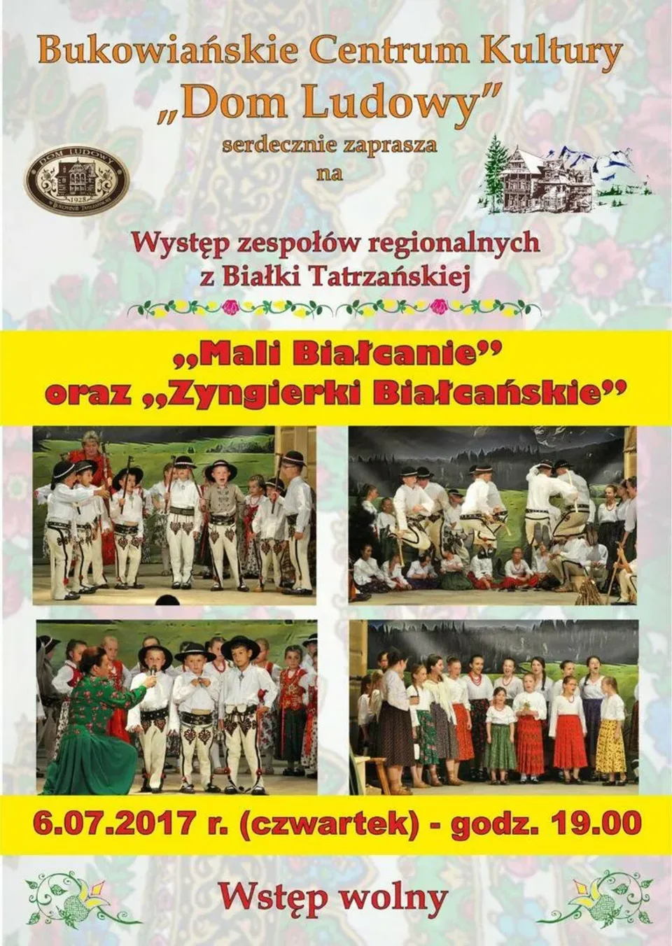 Występ zespołu regionalnego „Mali Białcanie” i „Zyngierki Białcańskie”