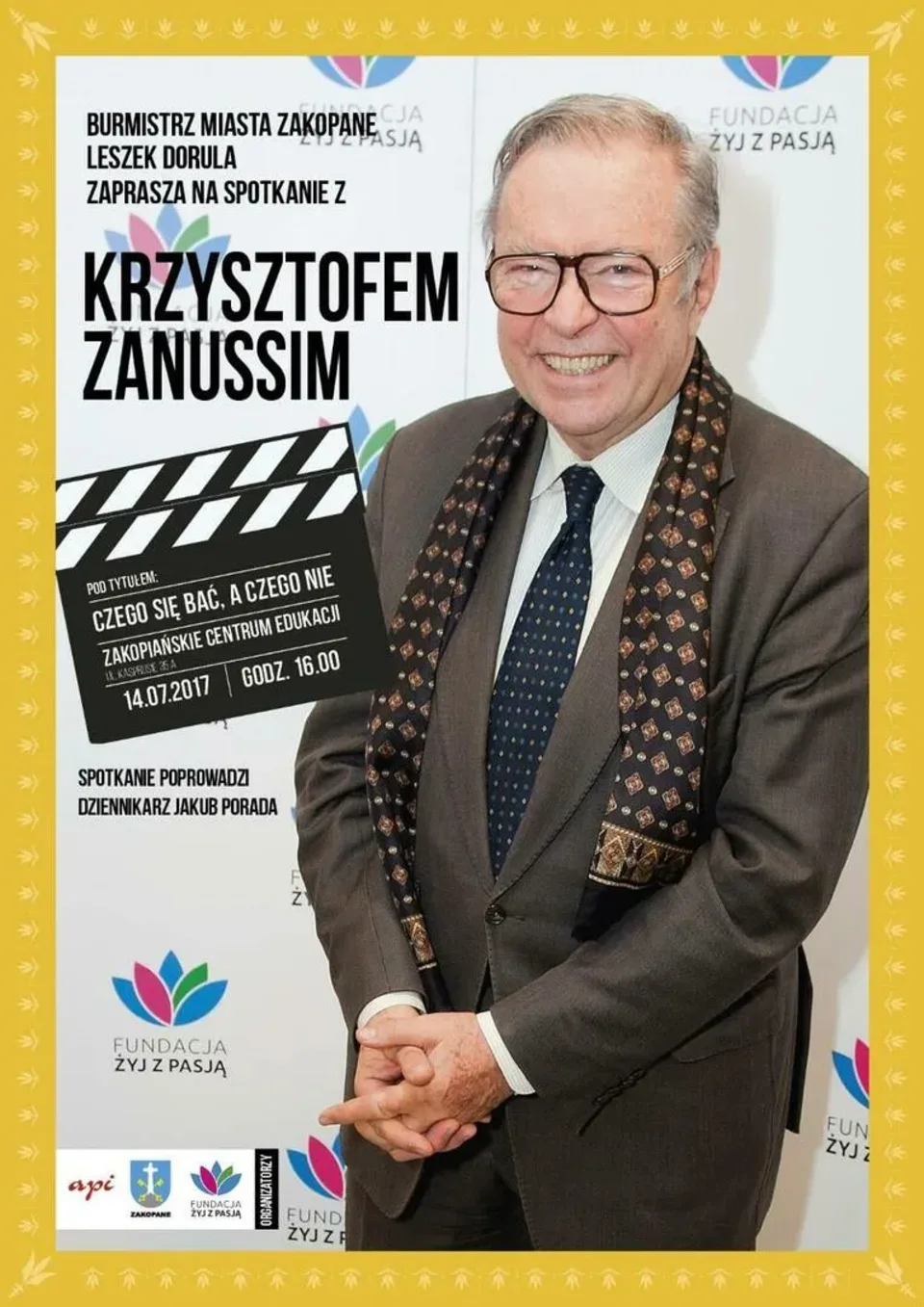 Spotkanie z reżyserem i scenarzystą Krzysztofem Zanussim