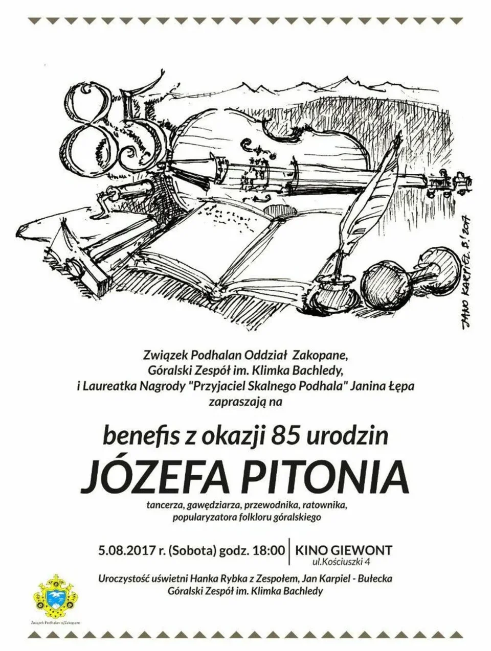 Benefis z okazji 85 Urodzin Józefa Pitonia