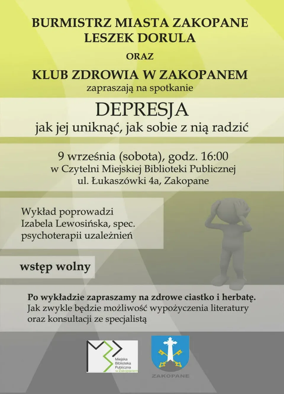 KLUB ZDROWIA W ZAKOPANEM ZAPRASZA