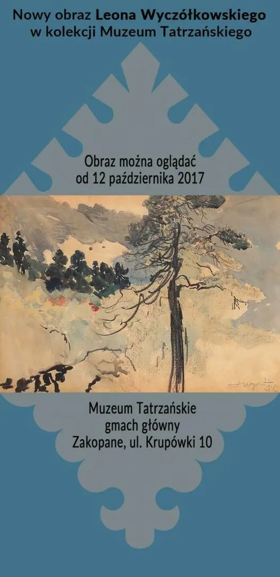 PREZENTACJA OBRAZU „LIMBA W TATRACH” LEONA WYCZÓŁKOWSKIEGO