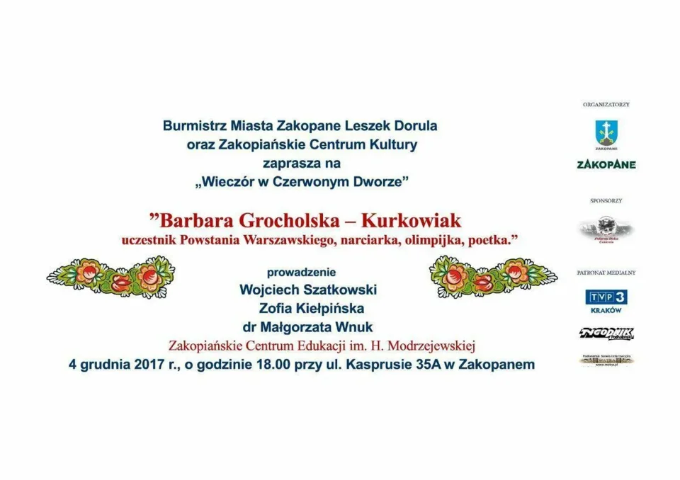 Spotkanie z Barbarą Grocholską-Kurkowiak
