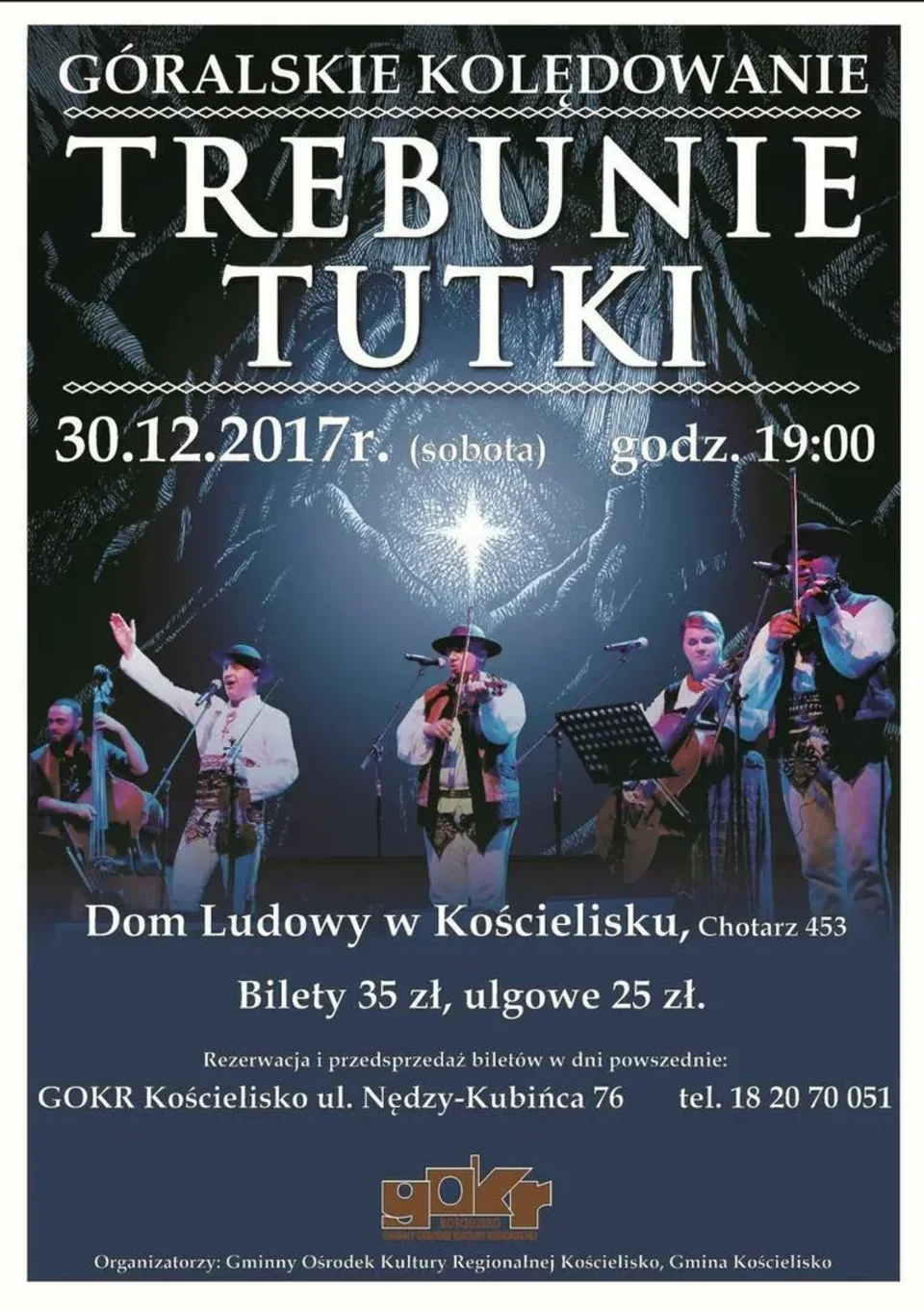 Świąteczny Koncert zespołu Trebunie Tutki