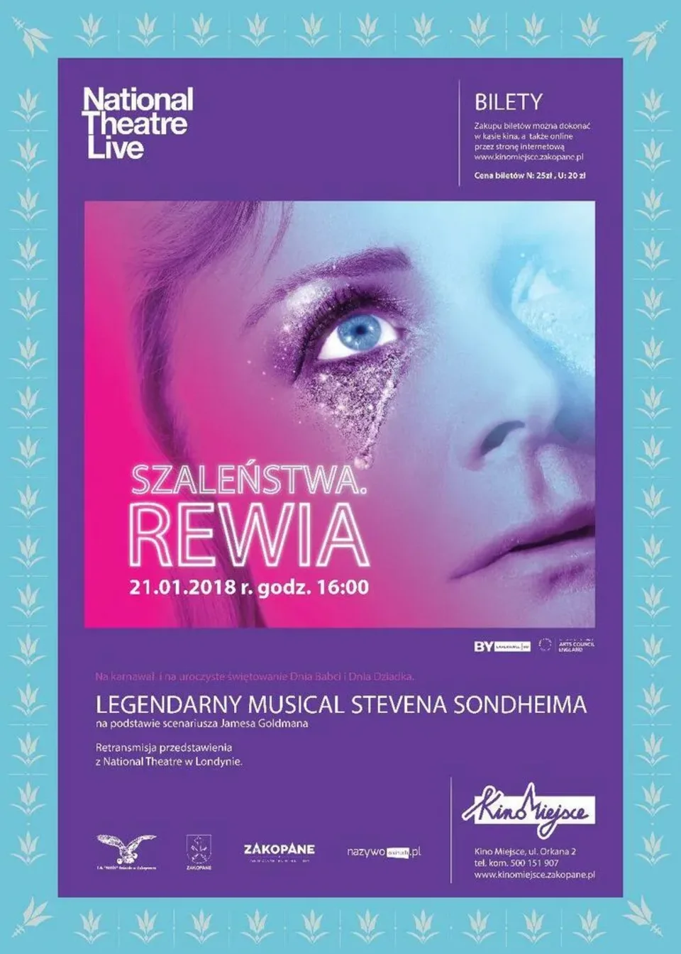 „SZALEŃSTWA. REWIA” w Kinie Miejsce