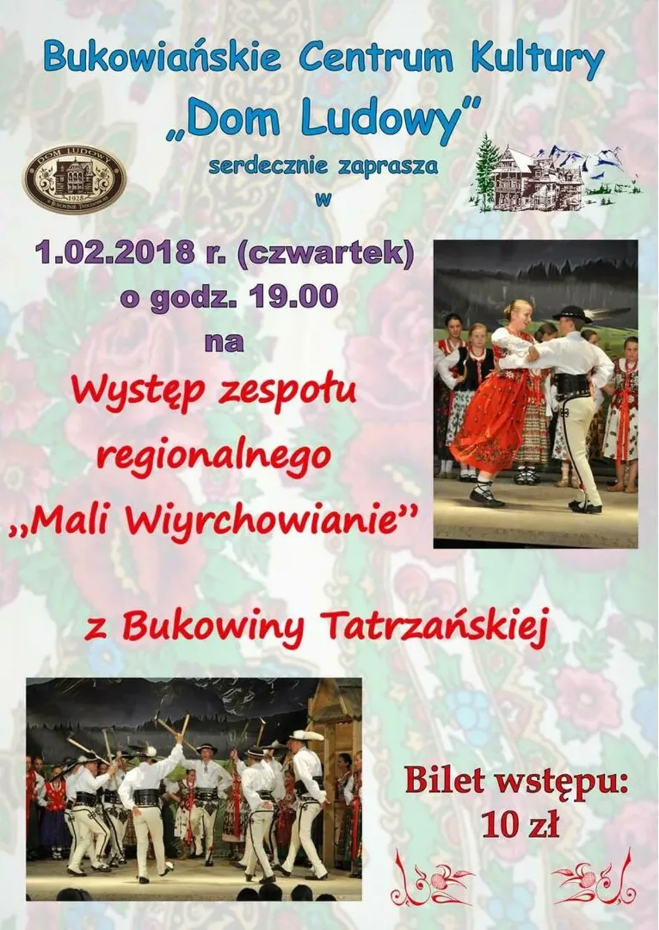 Występ Zespołu Regionalnego „Mali Wiyrchowianie”